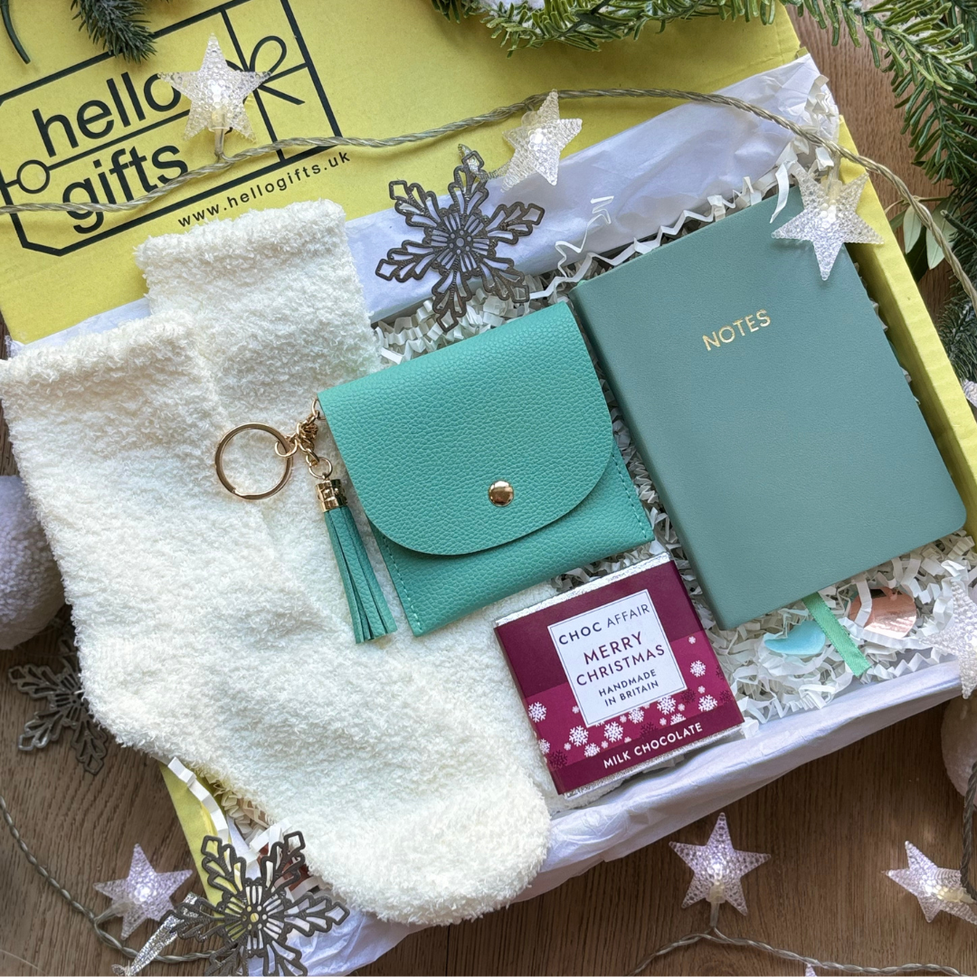 For Her Essentials Letter Box Gift - GREEN