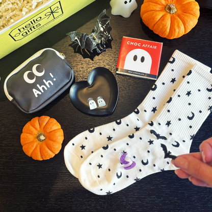 Halloween Boo Box – Six Spooky Accessories &amp; Ghost Chocolate Gift for Teens &amp; Tweens LIMITED EDITION