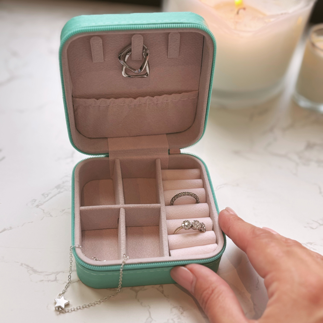 Jewellery Box - Travel Size (Mint Green)