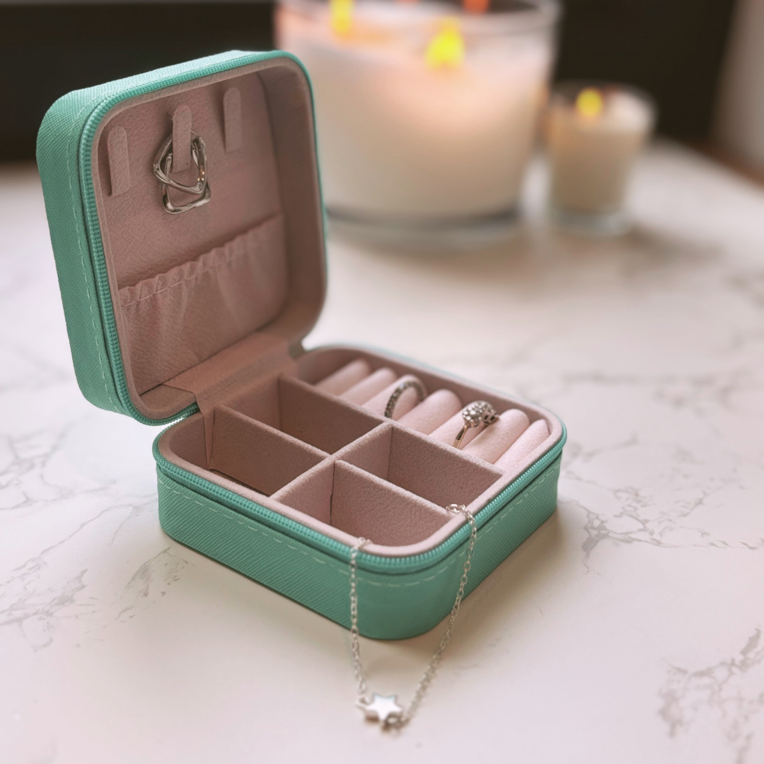 Jewellery Box - Travel Size (Mint Green)