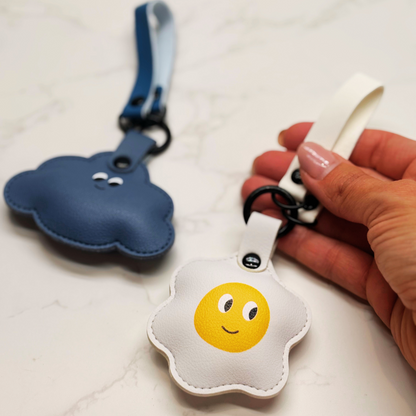 Smiley Face Egg Keyring Strap – Fun Stocking Filler or Secret Santa Gift