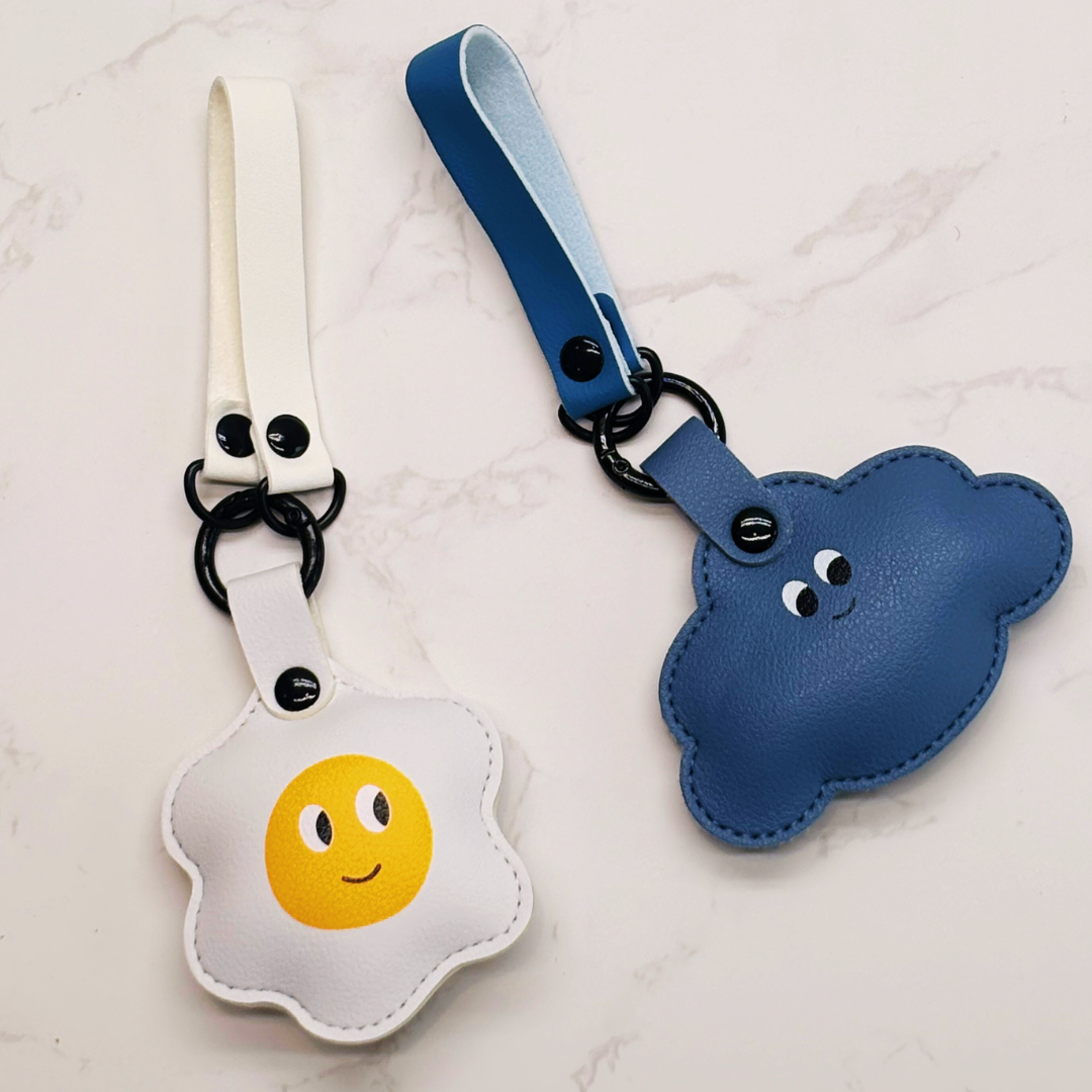 Smiley Face Egg Keyring Strap – Fun Stocking Filler or Secret Santa Gift