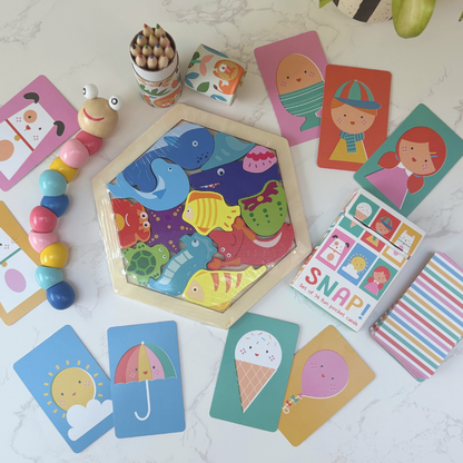 Children’s Gift Box – Wooden Toys And Natural Learning Inspired Games