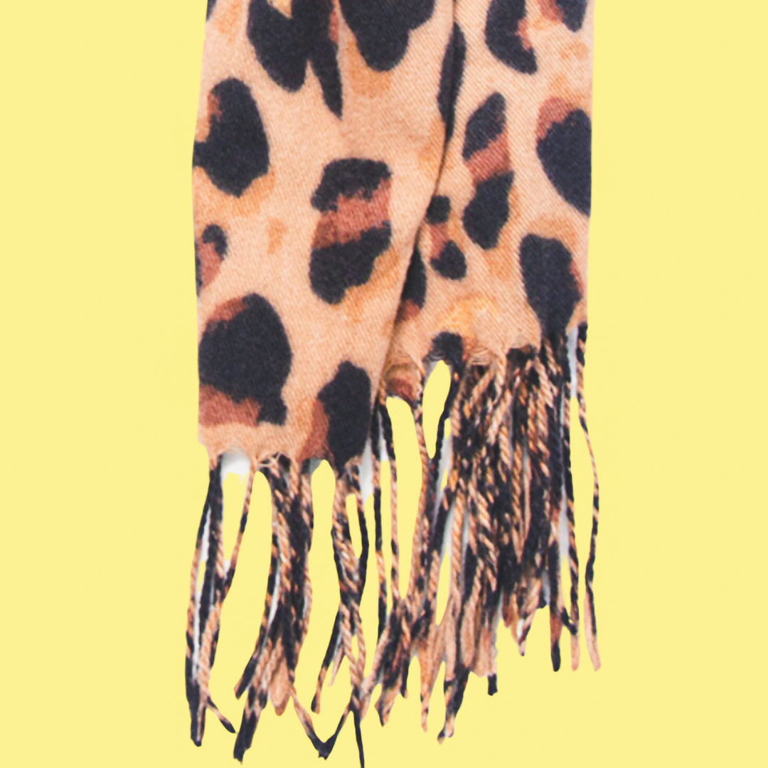 Leopard Print Scarf - 2 colour options