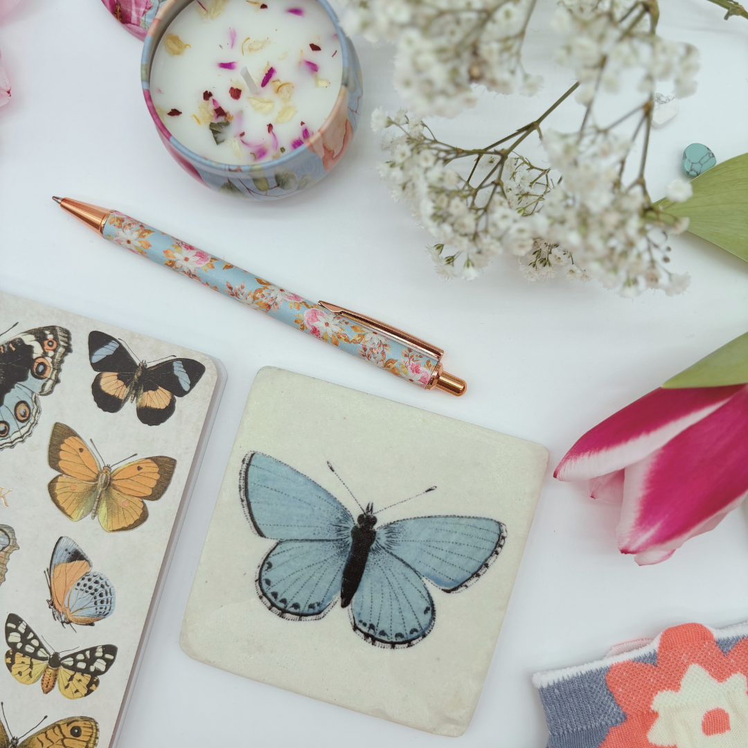 Vintage Floral and Butterflies Gift Set For Mother’s Day