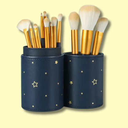 Make Up Brushes in Star Case Gift Set (12 Brushes)