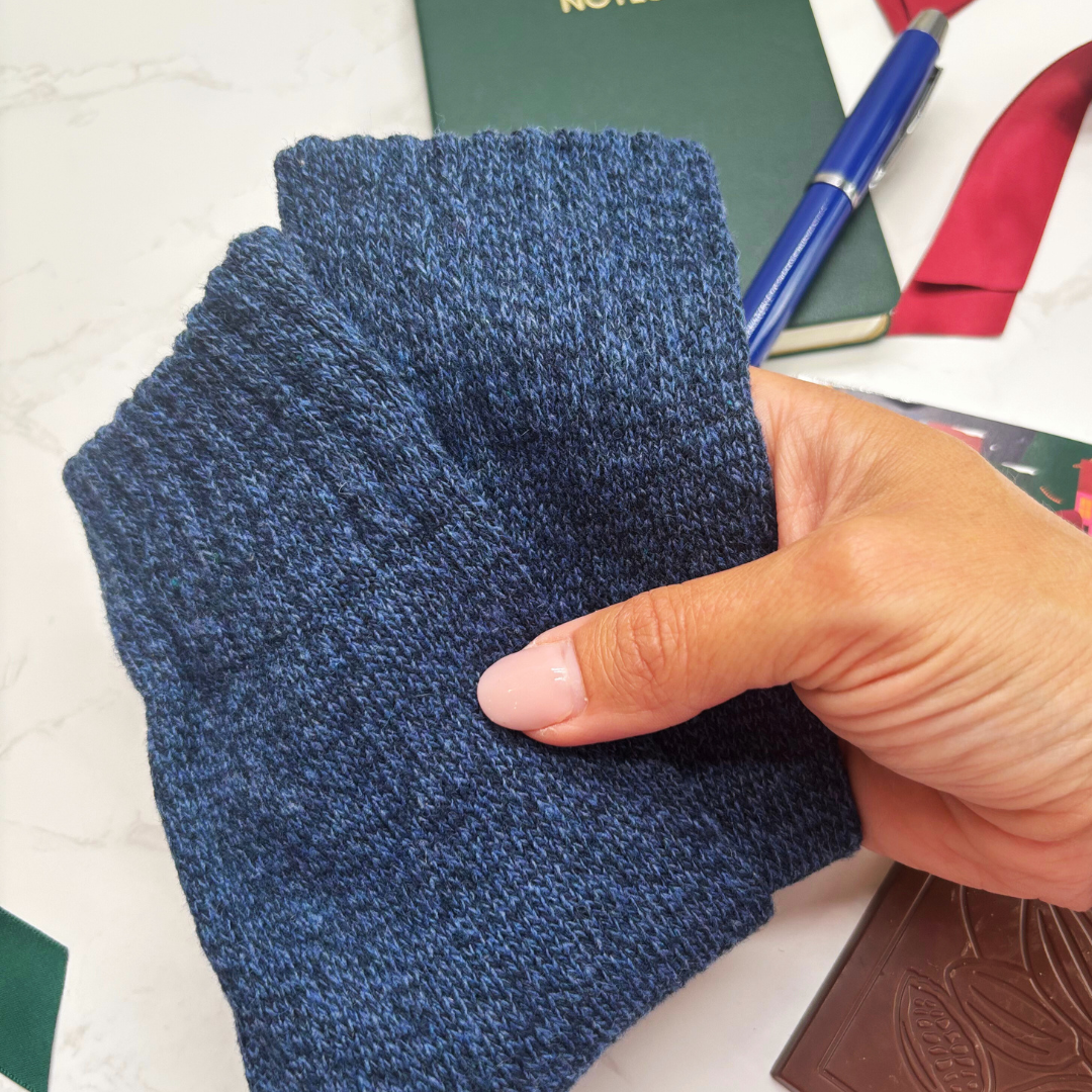 Men’s Luxury Christmas Letterbox Gift – Racing Green Notebook, Pen, Socks &amp; Chocolate