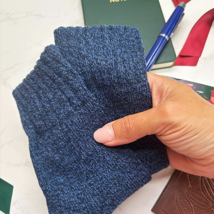 Men’s Luxury Christmas Letterbox Gift – Racing Green Notebook, Pen, Socks &amp; Chocolate