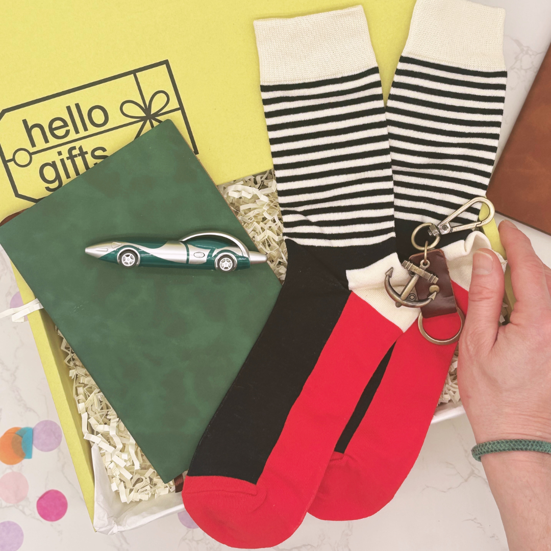 The Letterbox Gift Box For Him In Green - Ideal For Birthday, Thank You Or Just Because