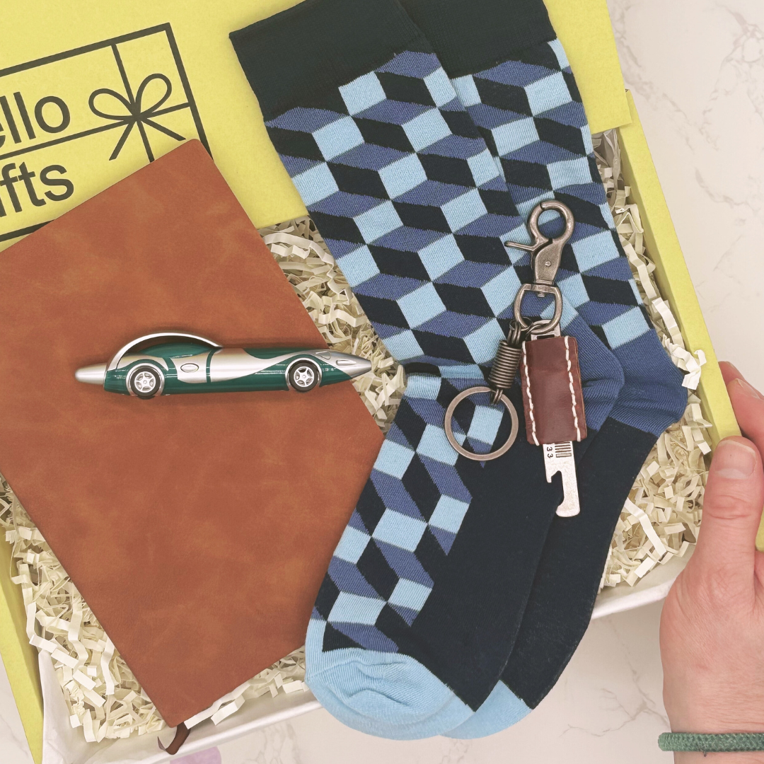 The Letterbox Gift Box For Him In Tan - Ideal For Birthday, Thank You Or Just Because