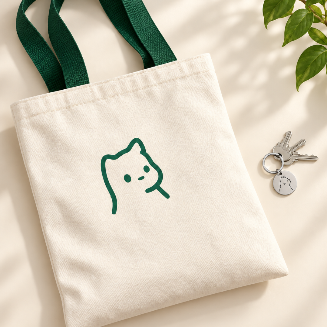 cat tote bag