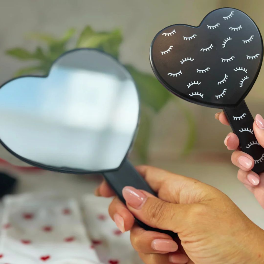 Lashes hand held mirror