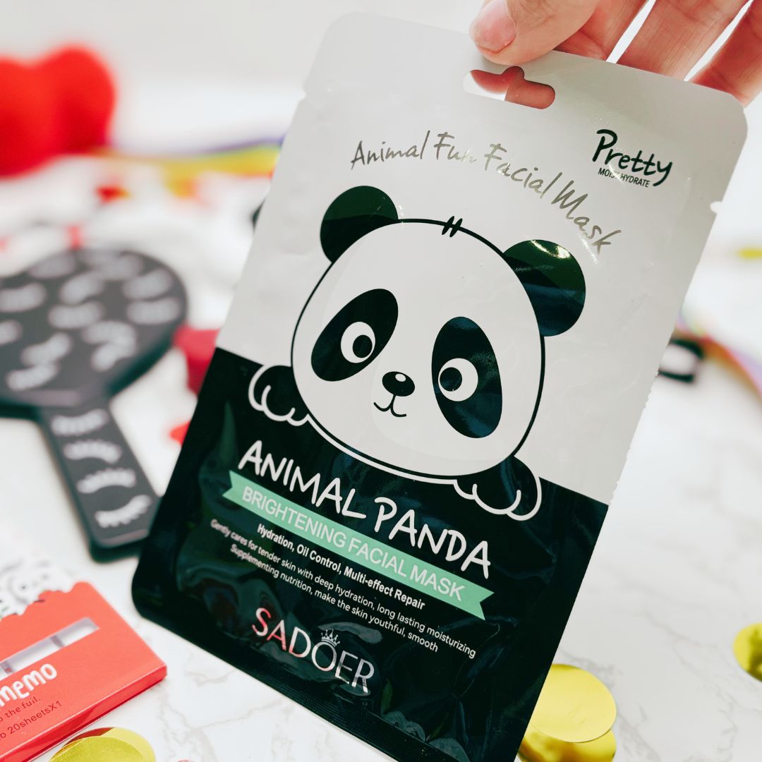 Panda face mask