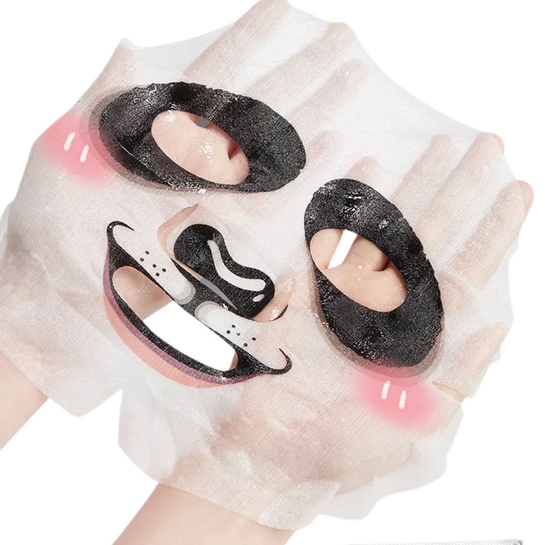 Panda face mask in gift box