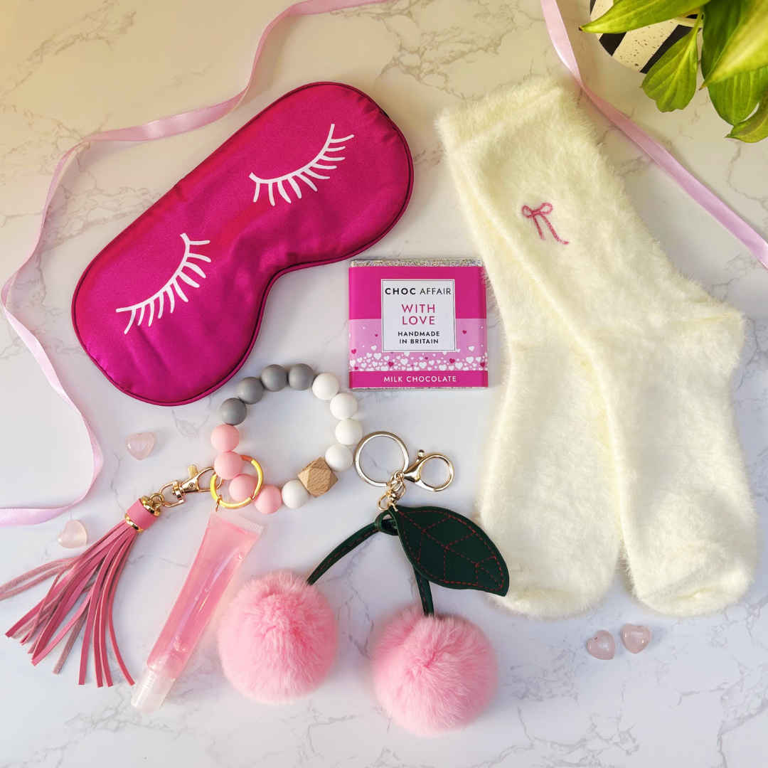 Pink Cherry Pamper Gift Box – Teen Birthday Or A Fashionable Treat