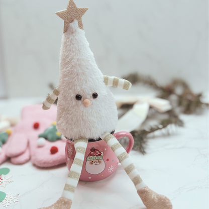 Kids Christmas Eve Gift Box – Mug, Gloves, Christmas Tree Decorative Soft Toy &amp; Chocolate PINK