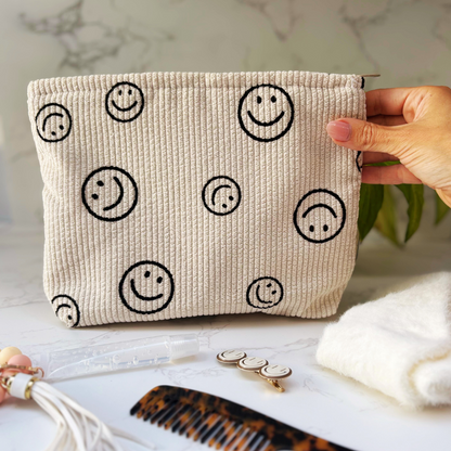 Happy Birthday Gift Box For Her – Cream Smiley Edition