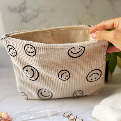 Happy Birthday Gift Box For Her – Cream Smiley Edition