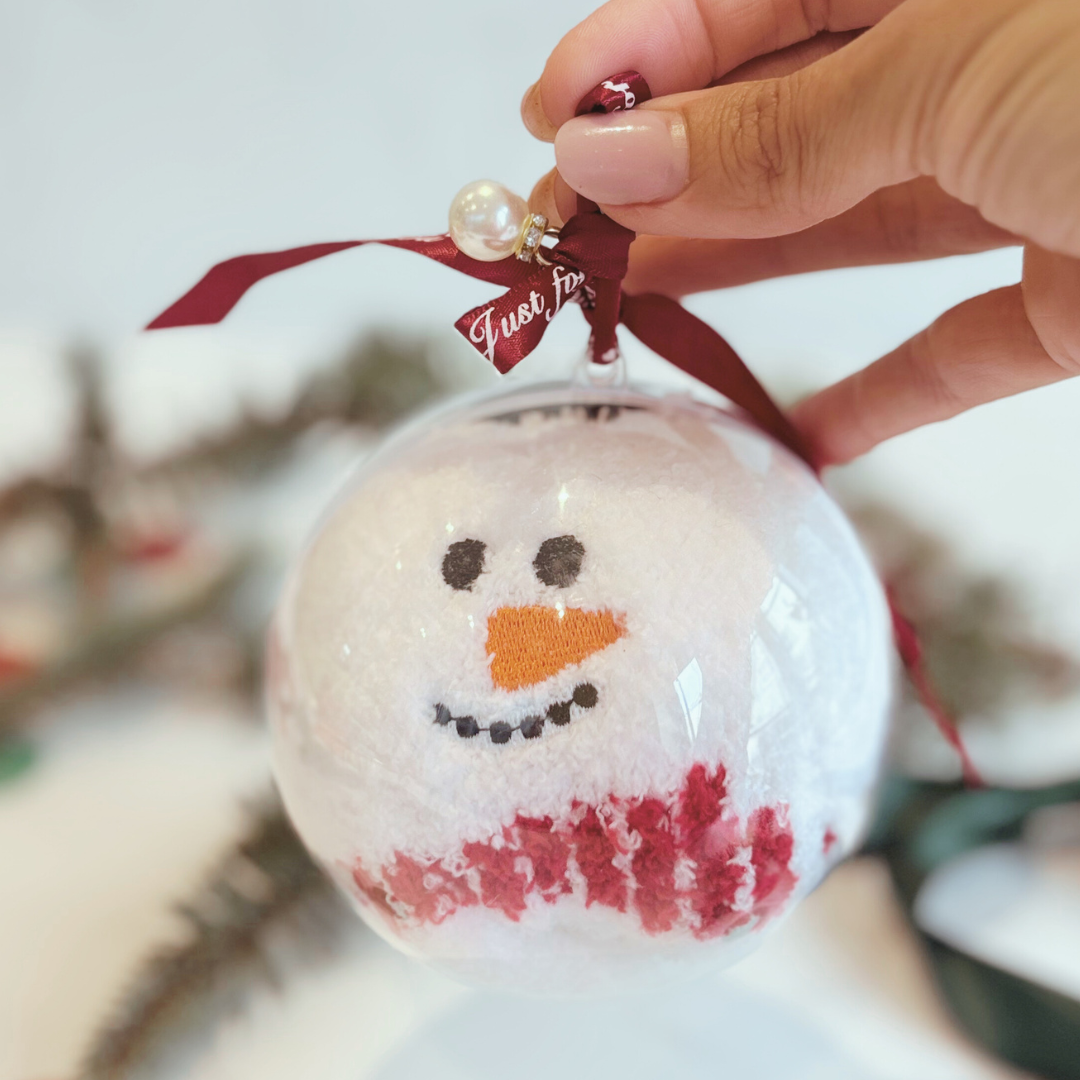 Snowman Socks in Christmas Bauble – Stocking Filler or Secret Santa