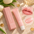 A pink tube and matching box of Lakevia Summer Special Lip Balm Lutter 