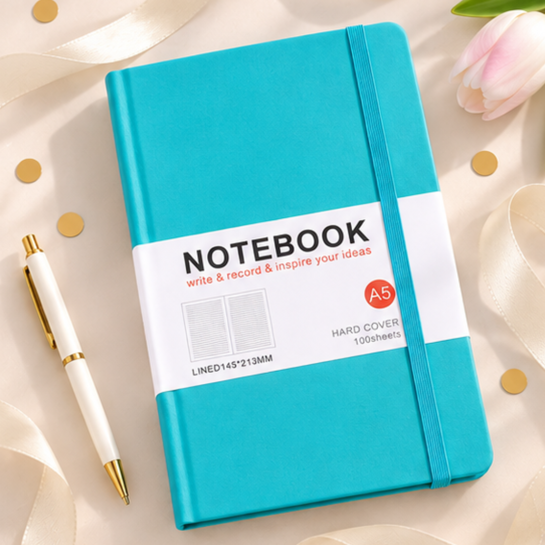 Turquoise notebook