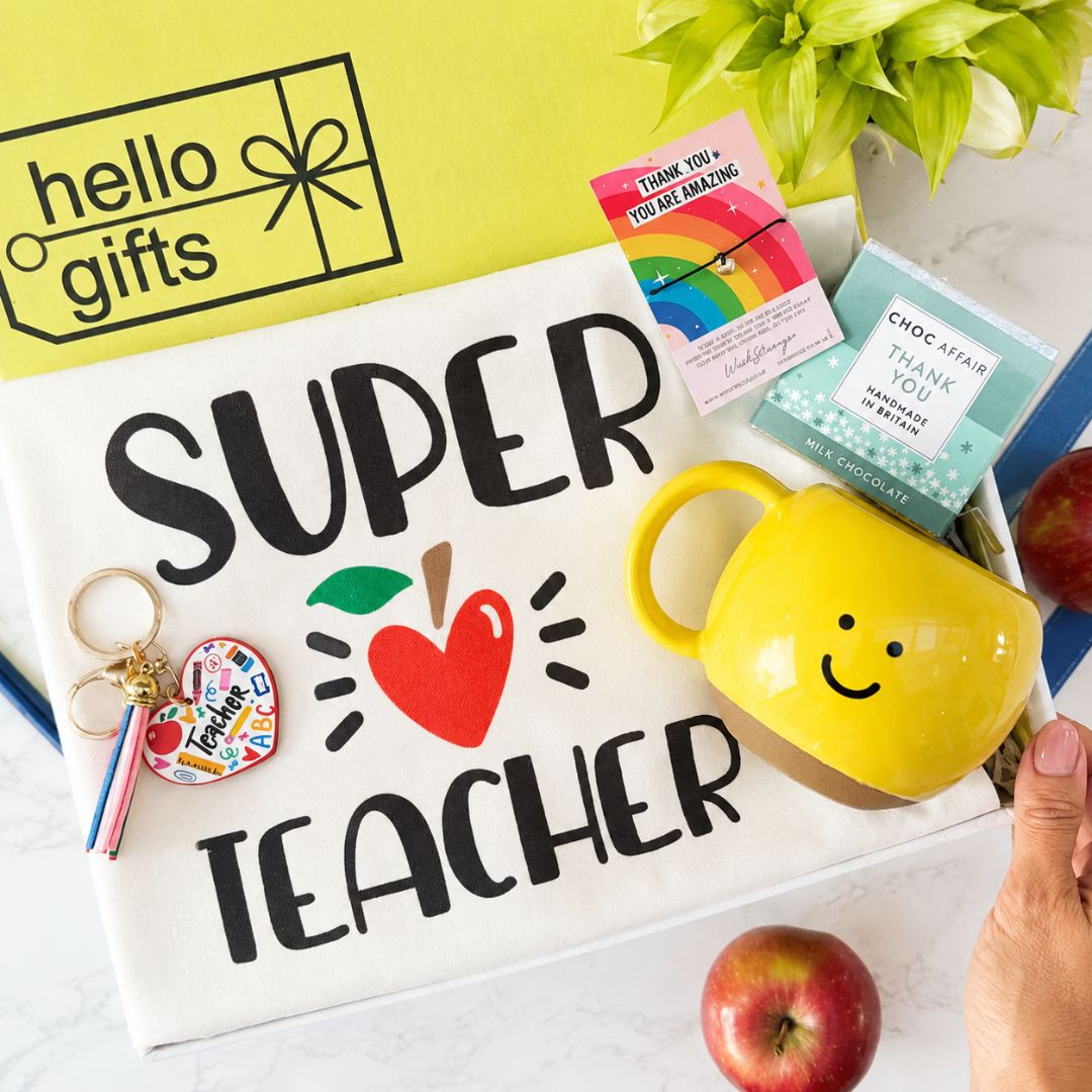 Thank You Teacher Gift – Thoughtful Teacher Gift Box With Mug, Tote And Chocolate