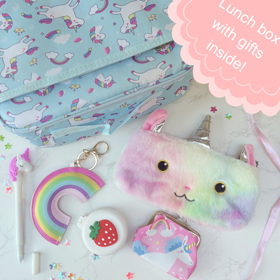 Unicorn And Rainbows Gift Set For Girls – Accessories Set – Perfect For Birthday Treats