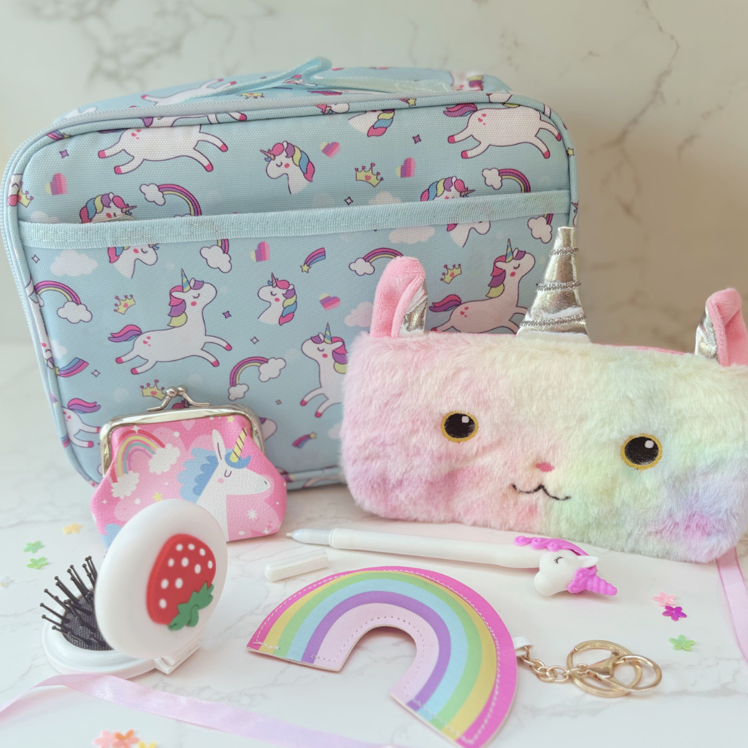 Unicorn And Rainbows Gift Set For Girls – Accessories Set – Perfect For Birthday Treats