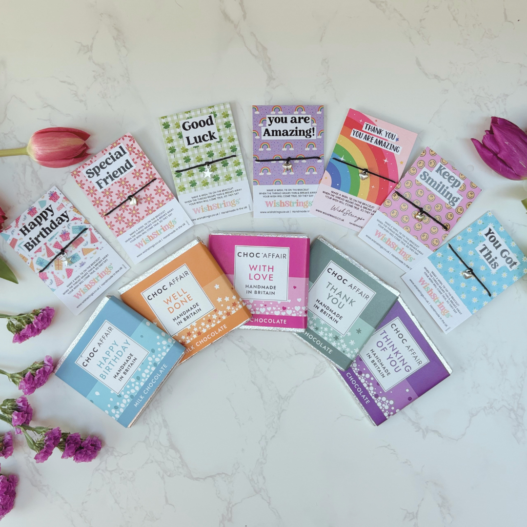 Thank You, You Are Amazing Wish Bracelet – Silver Heart Charm on Black Cord