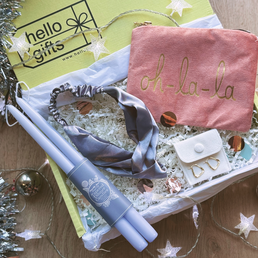 The Christmas Oh La La Pamper Blue Gift Box