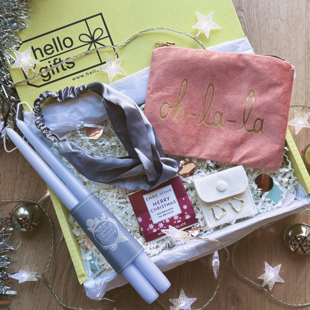 The Christmas Oh La La Pamper Blue Gift Box