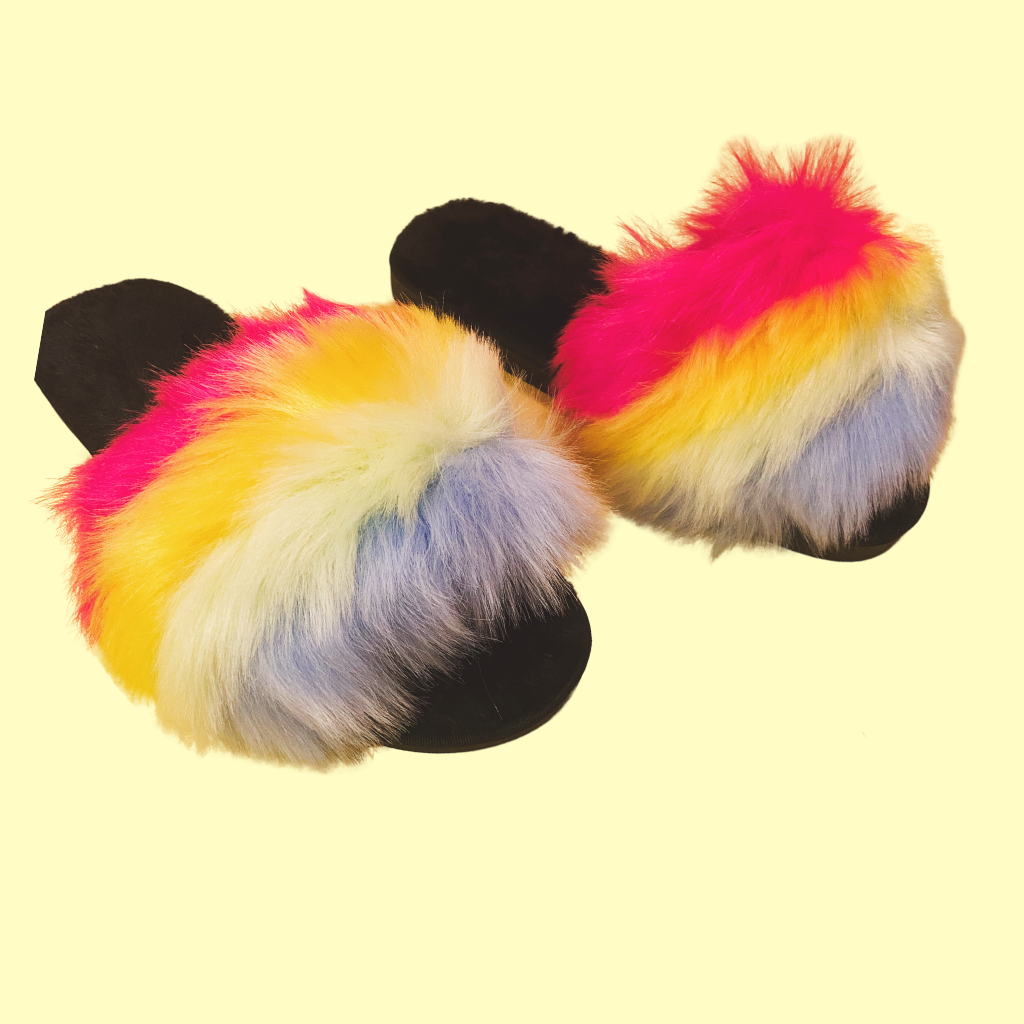Rainbow Joy Slippers