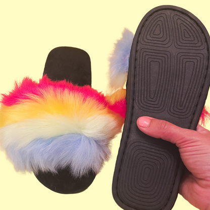 Rainbow Joy Slippers